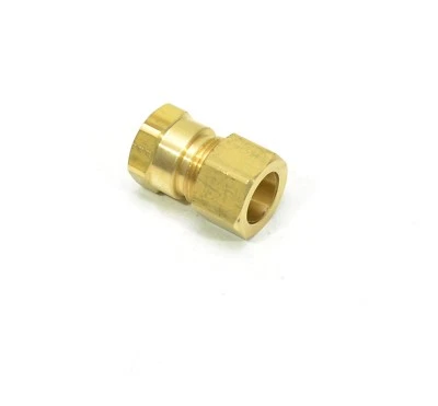 5/8 Od Compression Tube to 1/2 Npt Female Pipe Adapter Fitting Water Oil Gas - Image 1 of 4