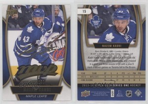 2013-14 Upper Deck MVP Gold Script /100 Nazem Kadri #15