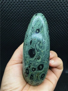 281g  Good dark green monkey bread crocodile green wand point treatment  S972 - Picture 1 of 8