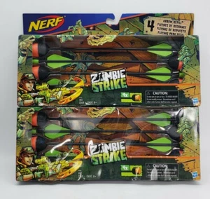 Nerf Zombie Strike Dreadbolt Blaster Arrow Refill 4 Arrows In Each (LOT OF 2) - Picture 1 of 6