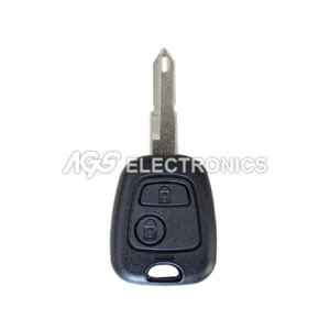 AUTO SCHLÜSSELHÜLLE FÜR FERNBEDIENUNG 2 TASTEN PEUGEOT 107 206 207 307 407 607 - Bild 1 von 1
