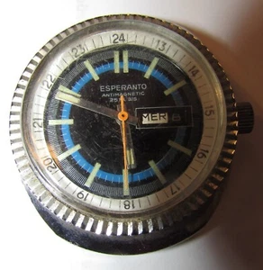 Esperanto Taucheruhr Automatik 70er 38mm - Bild 1 von 6