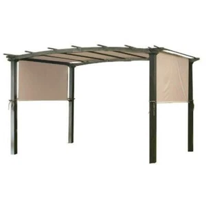 Garden Winds Canopies Replacement Top Cover Fabric Beige for Metal Pergola Frame - Picture 1 of 3