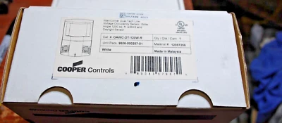 NEW Cooper Greengate OAWC-DT-120W-R Dual Tech  low voltage Occupancy Sensor - Image 1 of 4