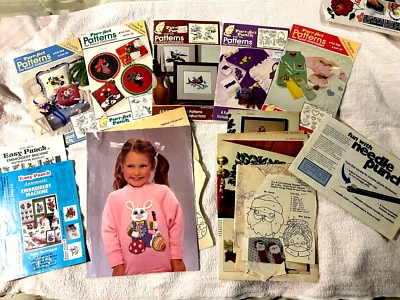 Vintage Purr-fect Patterns for Punch Embroidery 5 Books and Embroidery Mach Ins - Image 1 of 4