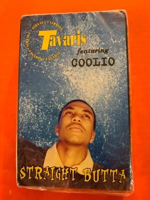 Sealed New Tavaris Featuring Coolio ‎– Straight Butta Cassette Single Coolio  - Image 1 of 3