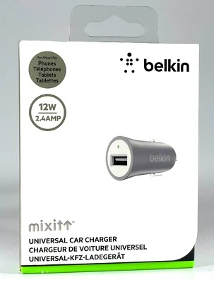 Belkin -Universal 12W Fast Car Charger USB-A  For iPhone Samsung Android - Image 1 of 2