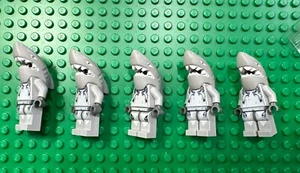 Lego Atlantis Shark Warrior X5 Minifigure Atlantis 8078 8060 8057 atl004 - Picture 1 of 1