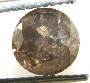 Diamante grande color champán natural sin tratar de 1,35 quilates 7,17 x 4,02 mm - Imagen 1 de 22