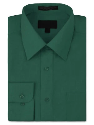 Men's Classic Fit Long Sleeve Wrinkle Resistant Button Down Premium Dress Shirt - Image 1 of 2