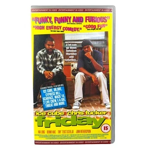 Friday Video VHS Ice Cube Chris Tucker Comedy Film Movie Cert 15 1995 - Picture 1 of 23