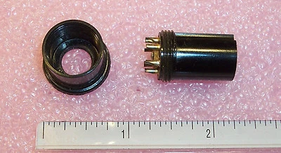 QTY (5) PX0636 BULGIN 6 POSITION CIRCULAR FREE SOCKET RECEPTACLES - Image 1 of 4