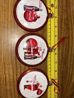  7- Coca-Cola Ornaments  - Image 1 of 4