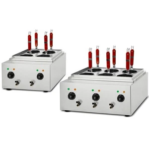VERTES Cocedor de pasta eléctrico, 2-3x 1700 vatios, 4-6 cestas para pasta - Imagen 1 de 21