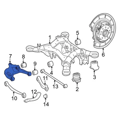 For Mercedes-Benz R350 06-12 Suspension Control Arm Mercedes-Benz Front Left - Image 1 of 4