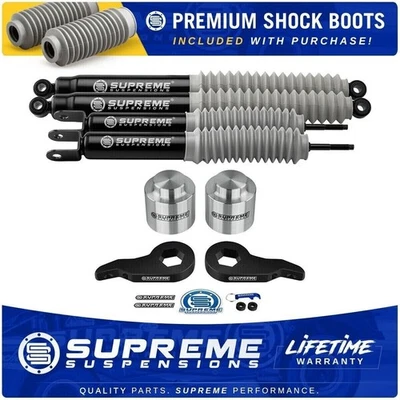 3" Full Lift Kit + Max-Performance Shocks For 00-06 Chevy Suburban 1500 Tahoe - Image 1 of 4