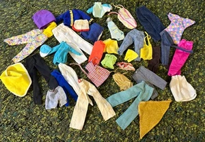 Vintage Barbie Ken clothing lot 70s 80s 90s TLC - Picture 1 of 4
