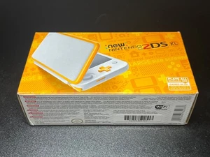 New Nintendo 2DS XL White & Orange Handheld / Console / System 🔥Fast Ship🔥B12 - Picture 1 of 5