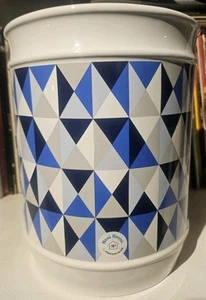 Johnathan Adler Now House Bleeker cesto rifiuti vaso fiori cermaico spazzatura designer - Foto 1 di 11