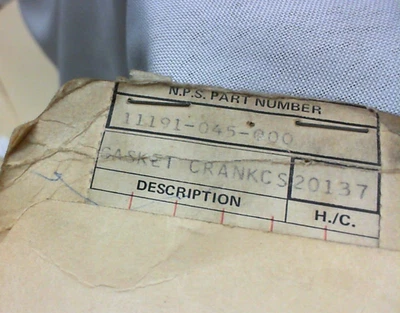 FUNDA CENTRAL JUNTA HONDA 11191-045-000 CT70 ATC70 PIEZAS HONDA VINTAGE NUEVO DE STOCK Foto 1 de 2