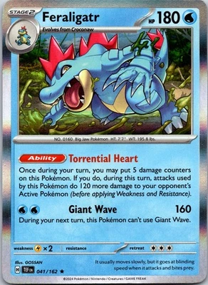 Feraligatr 041/162 - SV05: Temporal Forces Holofoil| Mix&Match - Image 1 of 2