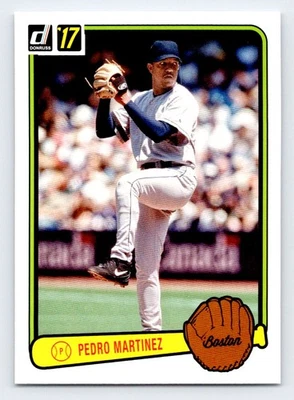 Pedro Martinez - 2017 Donruss #RV-42 - Boston Red Sox Baseball Card - Image 1 of 2