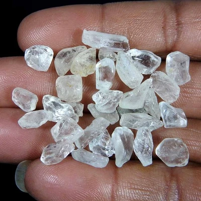 Lote de piedras preciosas cabujón faceta topacio blanco 100 % natural 80,60 quilates Foto 1 de 3