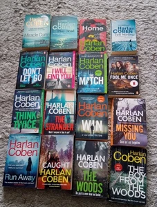 Harlan Coben  16  Books  Bundle - Joblot  Win, I Will Find You, The Stranger - Foto 1 di 12