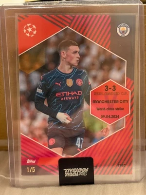 Phil Foden /5 Topps Total Football Manchester City 💎 - Imagen 1 de 3