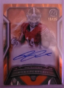 RICKY PEARSALL 2024 Topps Resurgence Rookie RC Naranja Power Surge Automático 49ERS/25 - Imagen 1 de 2