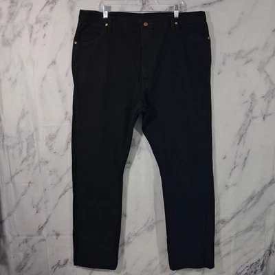 Wrangler Black Jeans Mens (ACTUAL SIZE 39X33) Cotton Denim Classic Fit - Image 1 of 4