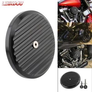 Black Stage 1 Air Cleaner Outer Cover For Harley Dyna Softail Touring Road King  - Picture 1 of 11