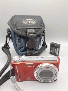 Lumix DMC -TZ7 Fotocamera Digitale, Rossa con Batteria e Custodia. Ottime condizioni.  - Foto 1 di 10