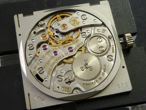 Patek Philippe Cal.175 Manual Movement w/ Dial & Crown Vintage Watch Parts JP - Picture 1 of 4
