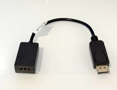 New Genuine Dell DisplayPort Male to HDMI Female Adapter Cable P/N Y4D5R - Image 1 of 4