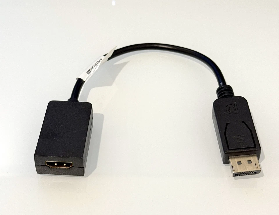 New Genuine Dell DisplayPort Male to HDMI Female Adapter Cable P/N Y4D5R - Image 1 of 4