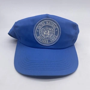 Vintage United Nations Hat Cap Blue - Picture 1 of 5