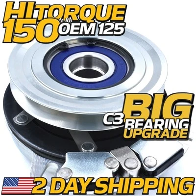 HD SWITCH HiTorq 150ftlb (OEM 125) BIGBearing PTO Clutch for Swisher 3813 5219-8 Craftsman