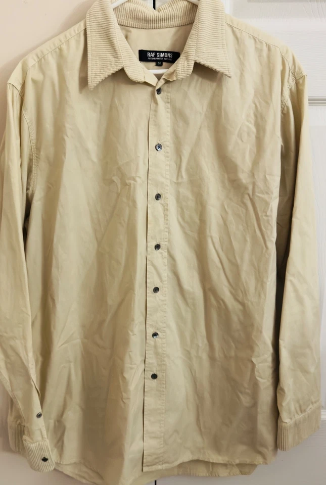 Vintage RAF Simons Beige Colored Autumn Winter 2002-2003 Men’s 50 (XXL) Long - Image 1 of 4