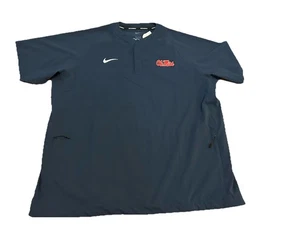 NWT! Ole Miss Rebels Baseball Nike BP pullover XL - Picture 1 of 3