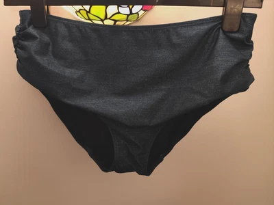 Braguita de bikini Fantasie Paros Coast cintura alta - brillo medianoche - grande Foto 1 de 4