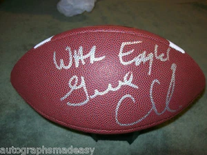 GENE CHIZIK AUBURN TIGERS SIGNIERTES LOGO FOOTBALL MIT COA - Bild 1 von 4