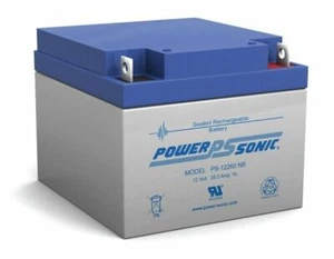Power-Sonic PS-12260 Battery - 12V 26AH Sealed AGM Nut & Bolt Terminal - Picture 1 of 1