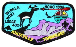 1992 NOAC Wipala Wiki Lodge 432 Flap Grand Canyon Council Arizona AZ BSA OA - Bild 1 von 2