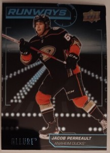 2022-23 Allure Jacob Perreault Runways Card # RW-16 Anaheim Ducks