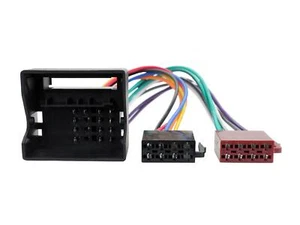 Flach 16 PIN Quadlock zu ISO Radio Stereo Kabelbaum für BMW CD Stereo Webstuhl Kabel - Bild 1 von 1