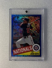 Juan Soto SP#/150 Blue Mojo Refr. 2020 Topps  35th Silver Pack +3more Nats cards