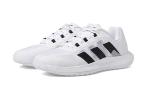 MENS ADIDAS GY9279 FORCEBOUNCE 2.0 M 9 WHITE/BLACK INDOOR SPORT SHOES SNEAKERS - Picture 1 of 6