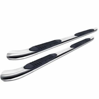 Barras de escalones curvas pulidas ovaladas de 4" ProMaxx Automotive 41281S para Ford F-150 NUEVAS Foto 1 de 3