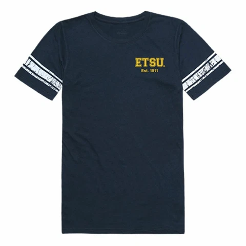 ETSU East Tennessee State University Buccaneers Womens Practice T-Shirt Navy Cover